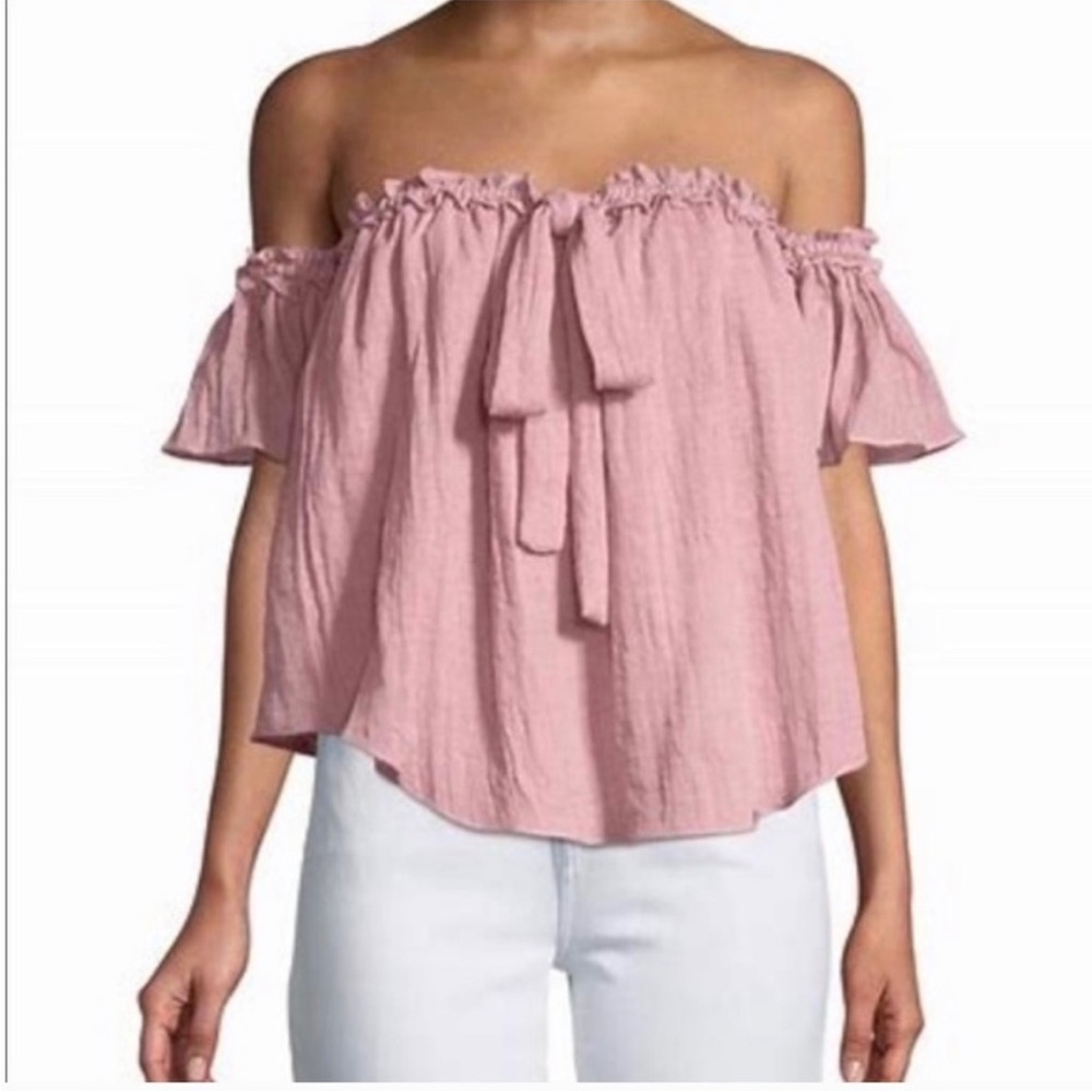 Misa Los Angeles Anouk Short Sleeve Top Size Medium